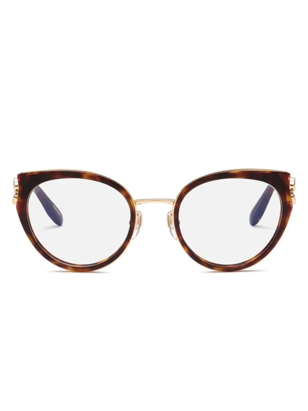 New Chopard VCH367S 0909 Cat Eye Shiny Havana Women Eyeglasses Authentic